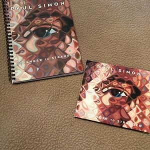 Opened CD Paul Simon Stranger To Stranger Deluxe & Blank Journal /Notepad